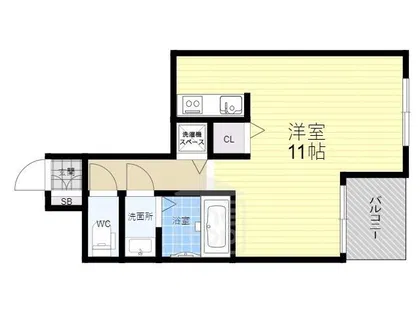 クレアール【4階】の間取り