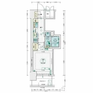 エステムコート名古屋千種グレイス【11階】の間取り