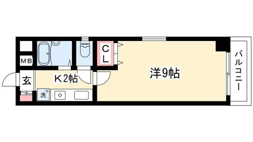 ヴェルディ城木【3A号室】の間取り