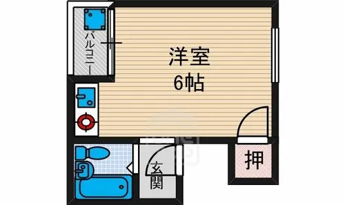 ユーエスハイツ大手町【2階】の間取り