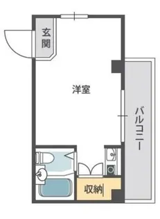 メゾン真法院【5階】の間取り