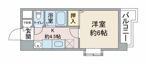 ハイツサンシャインⅡ【2階】の間取り