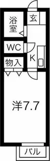 ウエストビレッジマーサ【1階】の間取り