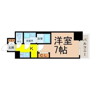S-RESIDENCE鶴舞駅前【5階】の間取り