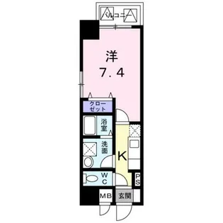 フォンテーヌ 加賀屋【2階】の間取り