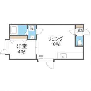 アークコート北大西III【3階】の間取り