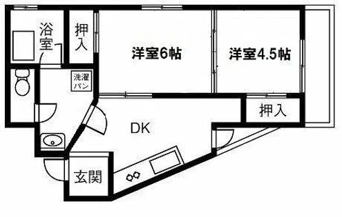 ハイツ長野 N棟【302号室】の間取り