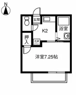 ハイツロゼア【207号室】の間取り
