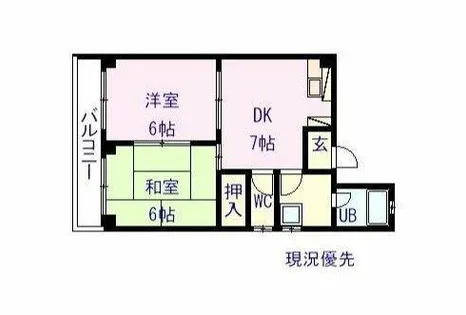 コーポ大野【3階】の間取り