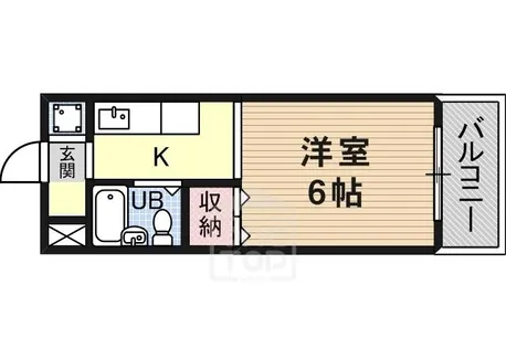 ゼンコウコーポラス2【1階】の間取り