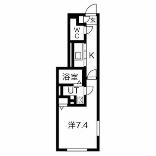 CREST TAPP大曽根【101号室】の間取り