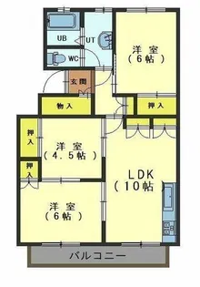 パオス柏木【2階】の間取り