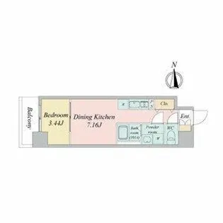 ArtizA金山【9階】の間取り