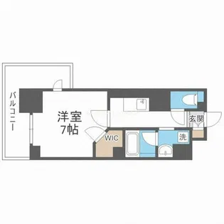 ハビテ靱センターコート【5階】の間取り