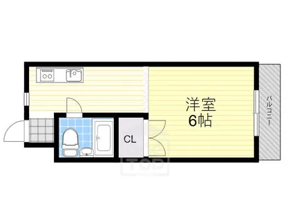 ウエストコート【2階】の間取り