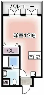 メゾンパティオⅡ【9階】の間取り