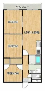 ウィルコート【5階】の間取り