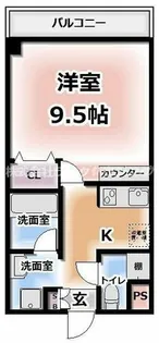 ペイサージュ【1階】の間取り