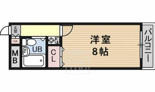 第2エバーハイツ【1階】の間取り