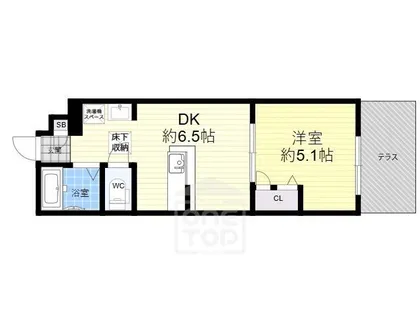 Perla穂積【1階】の間取り