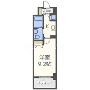 レジデンス京橋スクエア【6階】の間取り