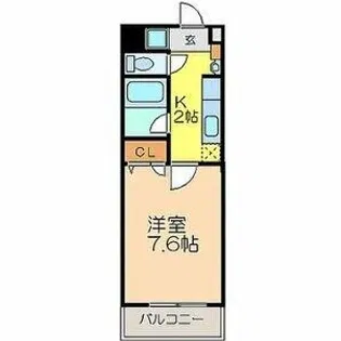 C&Mノリタケ【702号室】の間取り