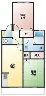 IGE江南 B棟【2階】の間取り