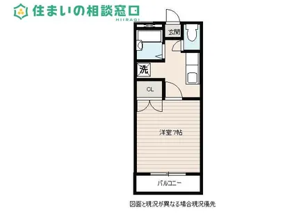 愛知県岡崎市小呂町字3丁目【アパート】の間取り