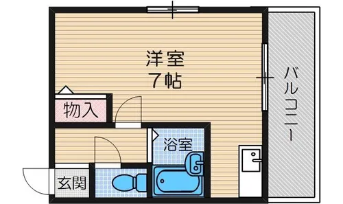 アーバンコート東奈良【3階】の間取り