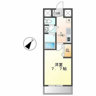 アルフィーレ新栄【4階】の間取り