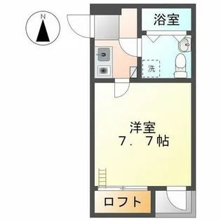 インフィニティ今池【1階】の間取り