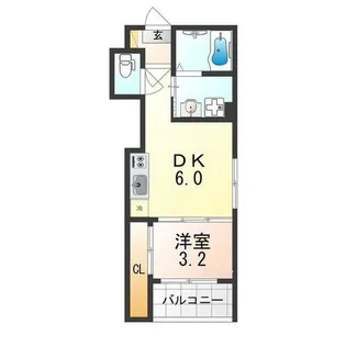 Granstella帝塚山【2階】の間取り