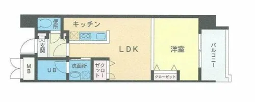 Duo県庁前【4階】の間取り