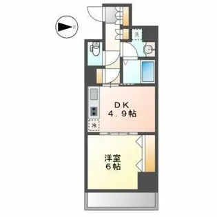 LOC’S Shonaidori(ロックスショウナイドオリ)【1階】の間取り