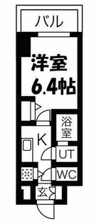 1Kの間取り画像