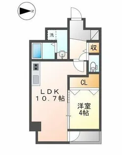 White Lord 錦【4階】の間取り