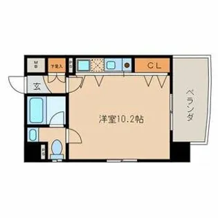 リヴシティ大須【4階】の間取り
