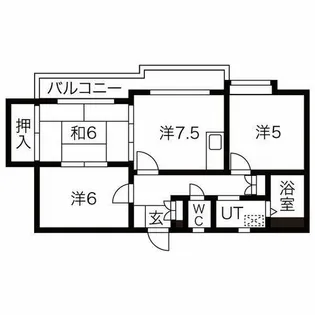 ヴィラ白壁【2階】の間取り
