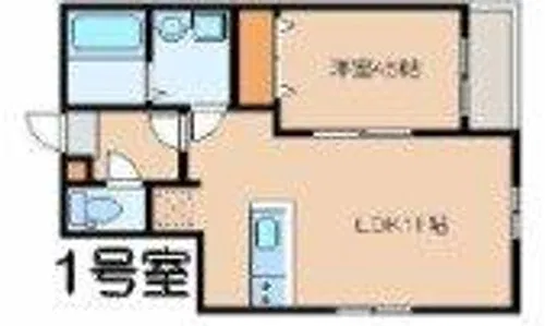 リテラ春日公園Ⅰ【1階】の間取り