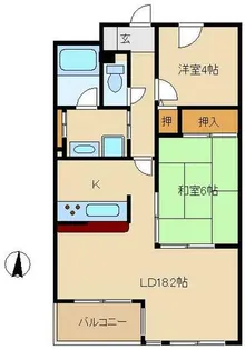 兵庫県尼崎市塚口町1丁目【マンション】の間取り