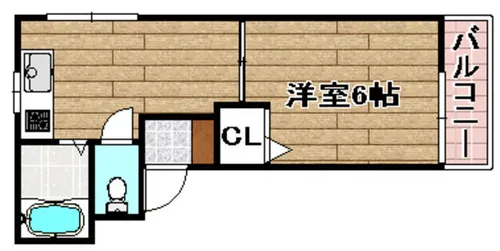 フルネスパートⅡ【1階】の間取り