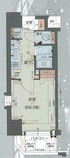 プレサンス梅田北パワーゲート【8階】の間取り