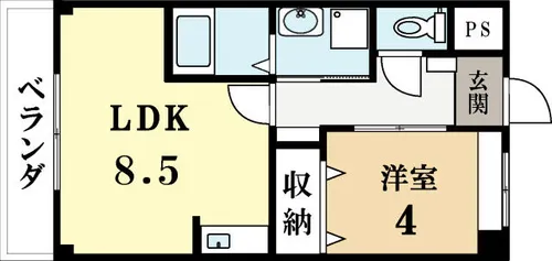 プリオール【1階】の間取り