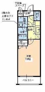 フジパレス津久野 Ⅰ番館【202号室】の間取り
