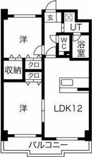ヴィラヴェール【3階】の間取り