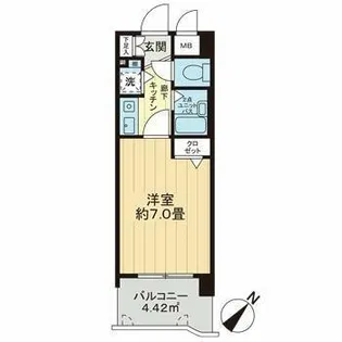ライオンズマンション平尾第2【9階】の間取り