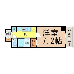 1Kの間取り画像