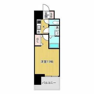 Louis Residence 天王寺町北【4階】の間取り