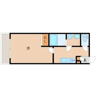 兵庫県尼崎市道意町4丁目【アパート】の間取り