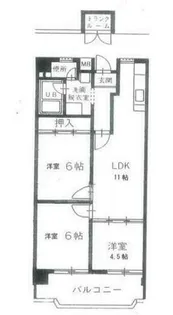 メゾン今在家【2階】の間取り